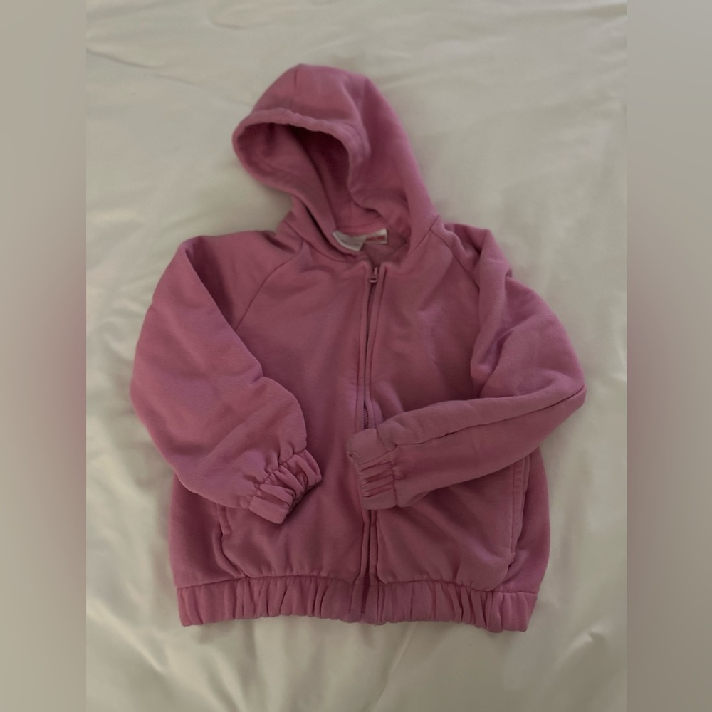 Zara toddler (size  3-4) pink zip up